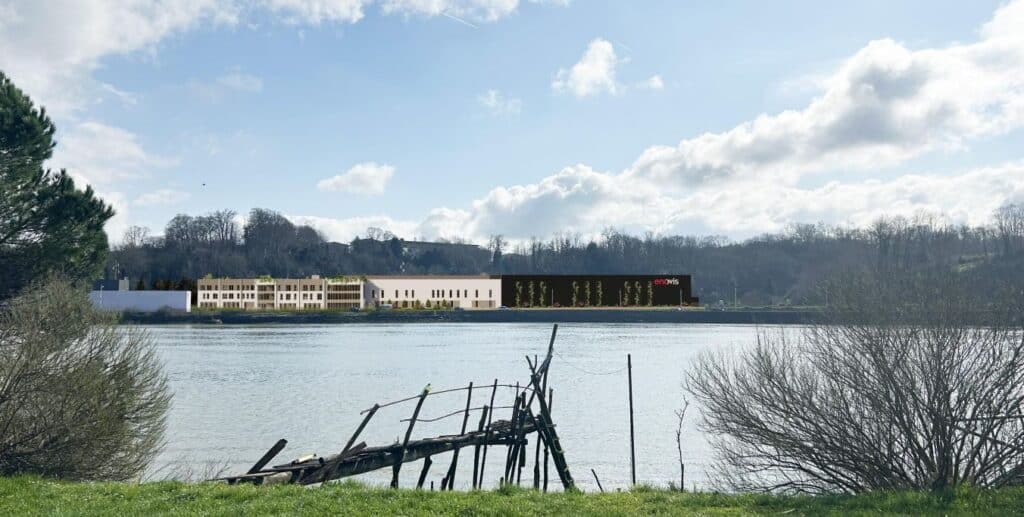 Ouvrir la photo de la Enovis – Un bâtiment logistique et de bureaux sur un site en friche​ en grand